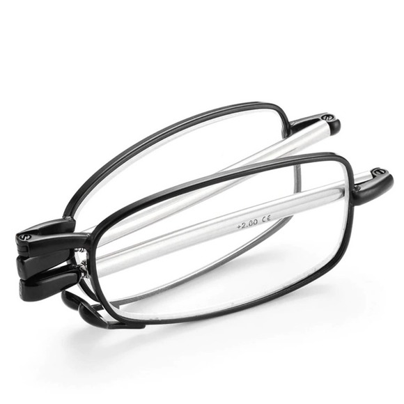 +150 Folding Reading Glasses Portable With Case - M - Picture 2 of 6